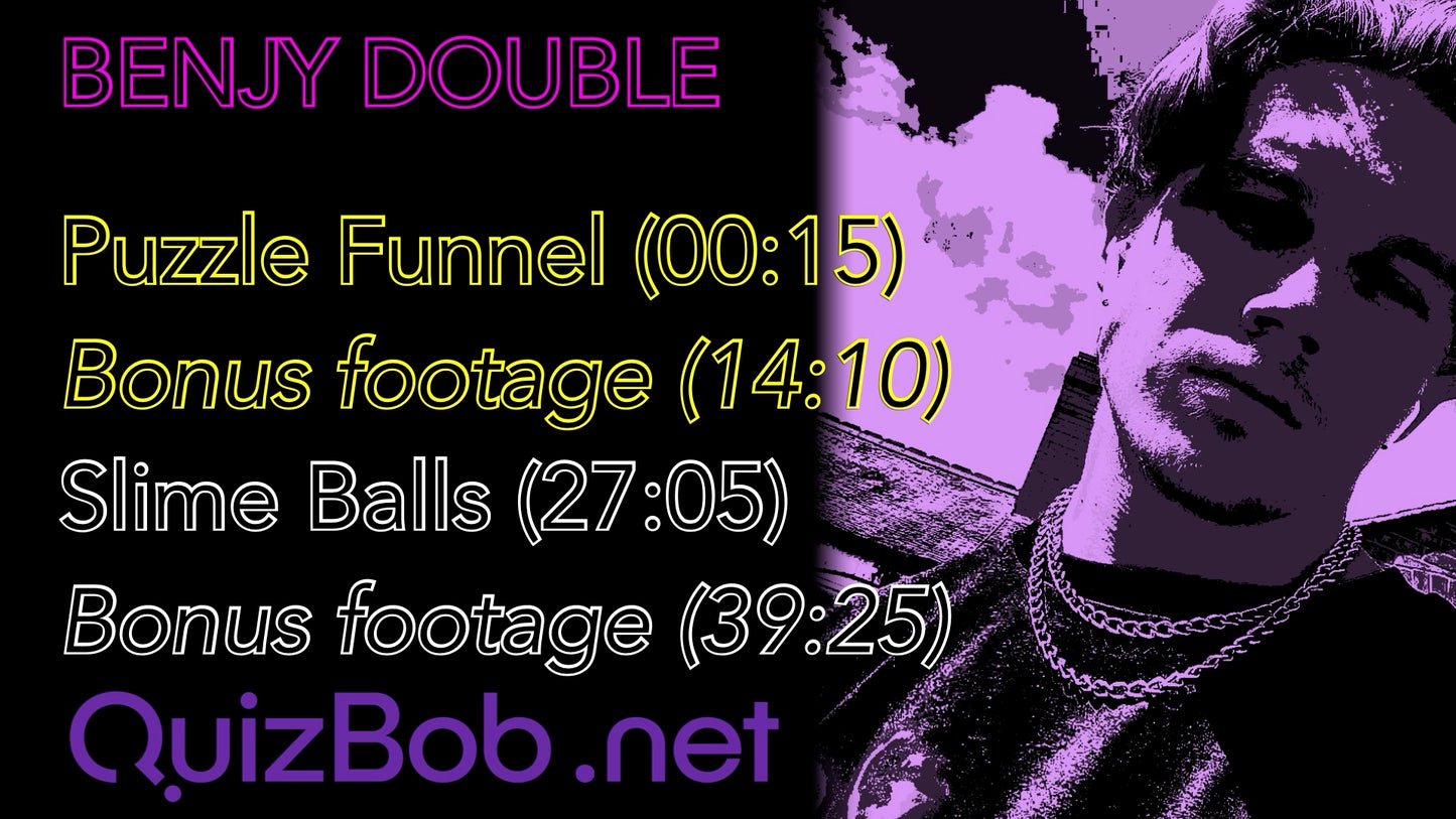 BENJY DOUBLE - Puzzle Funnel & Slime Balls
